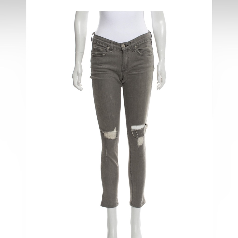 Rag & Bone Skinny Jeans in Iron Whole - Size 28